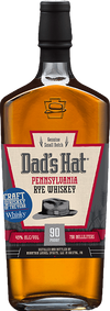 Dad s Hat Classic Pennsylvania Rye Whiskey 750ml bottle with craft whiskey award label