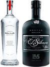 Dahlia Tequila Cristalino & El Silencio Mezcal Espadin 750 ML (2 Bottels)