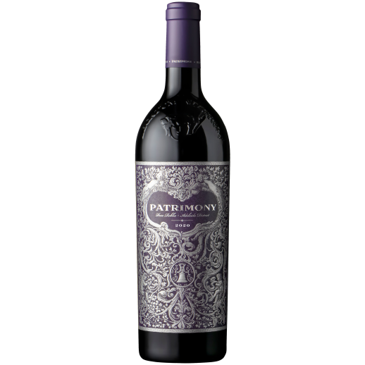 Daou Vineyards Cabernet Franc Patrimony 2021 750ML premium California red wine bottle with ornate purple label
