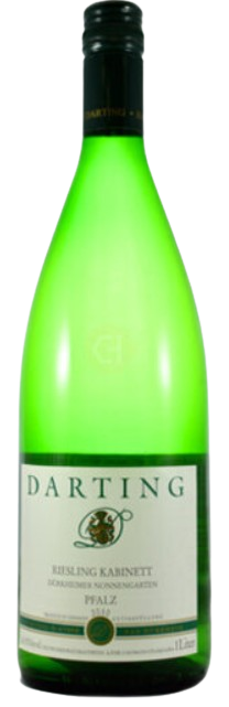 Darting Riesling Kabinett Durkheimer Nonnengarten 2021 white wine bottle with fresh green apple and citrus notes