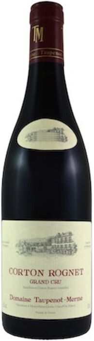 Bottle of Domaine Taupenot Merme Corton Le Rognet Grand Cru 2019 Burgundy red wine 750 ML