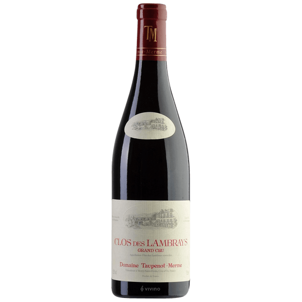 Bottle of Domaine Taupenot Merme Pinot Noir Clos De Lambrays Grand Cru 2019 wine from Burgundy