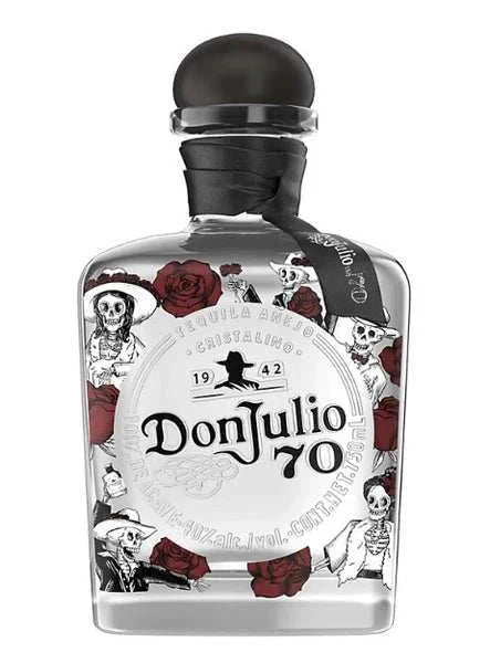 Don Julio Tequila 70 Cristalino Anejo 70th Dia De Muertos limited edition 750ml bottle