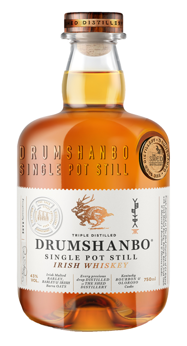 Drumshanbo Single Port Still Irish Whiskey 750ml bottle.