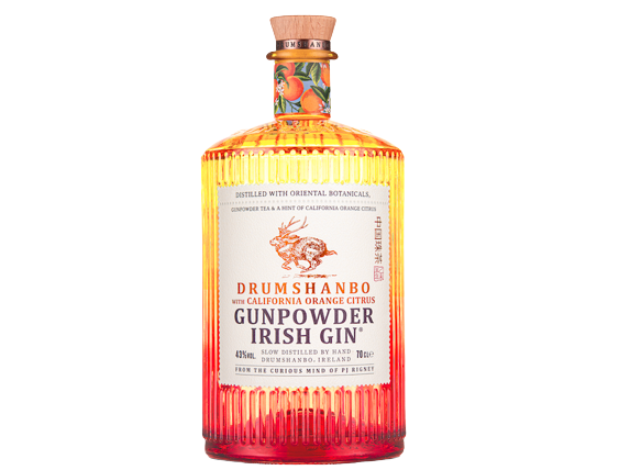 Drumshanbo Gunpowder Irish Gin with California Orange Citrus 86 750 ML