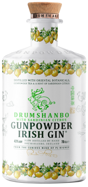 Drumshanbo Gunpowder Sardinian Citrus Gin 750 ML