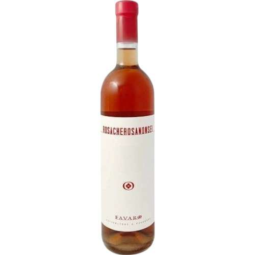 Favaro Rosacherosanonsei Piedmont 2023 750 ML rosé wine bottle with red cap and minimalist label