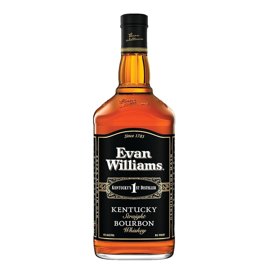 Evan Williams Black Label Straight Bourbon 1.75 L