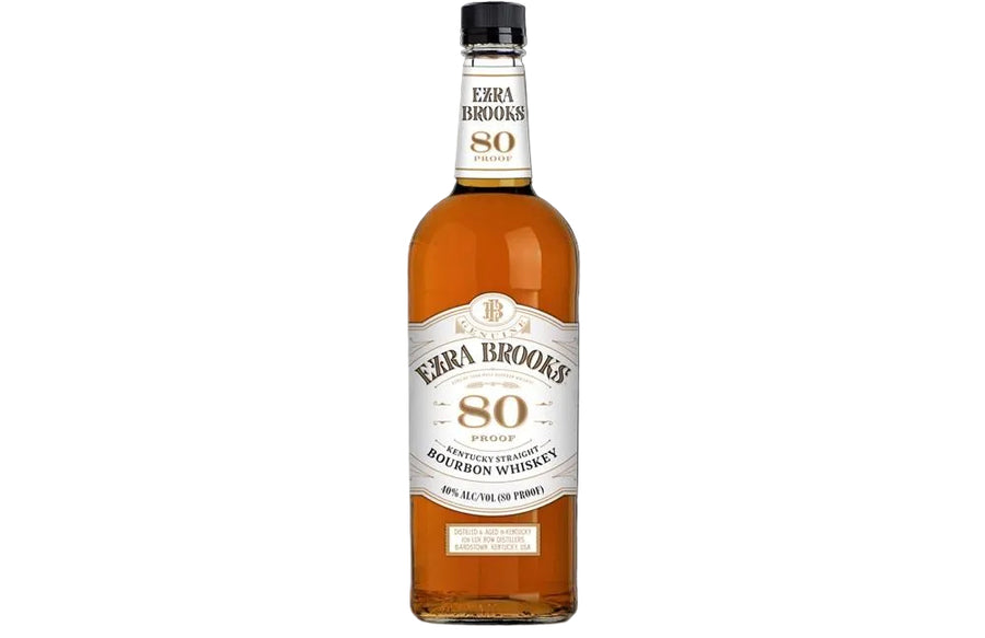 Ezra Brooks Kentucky Straight Bourbon Whiskey 80 Proof 1 L