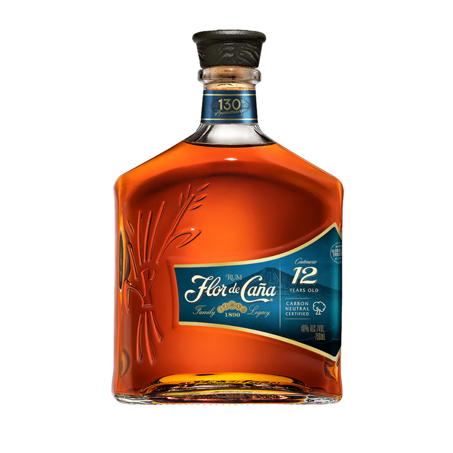 Flor de Cana Centenario 12 Year Old Rum 750 ML
