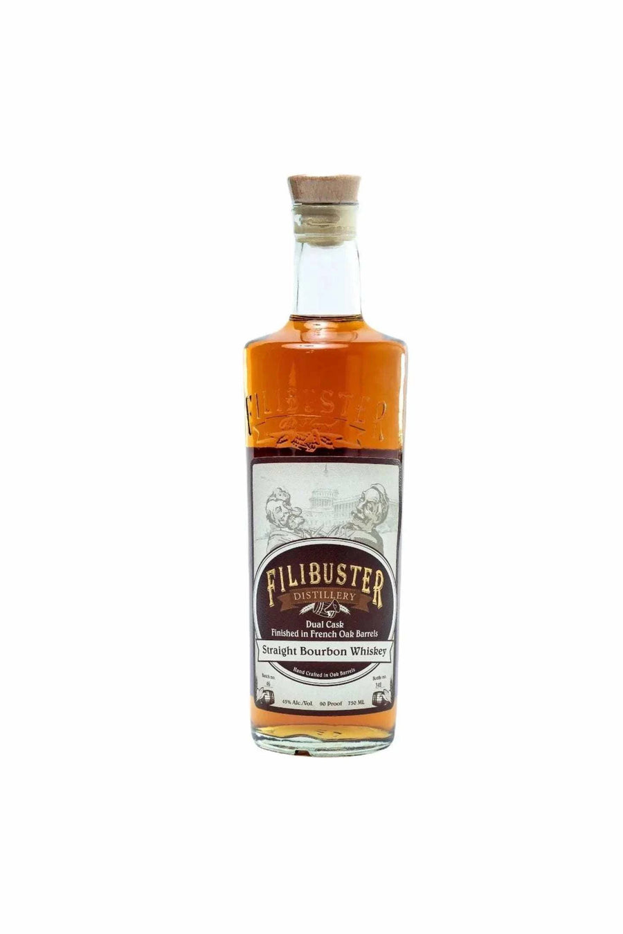 Filibuster Dual Cask Finished Straight Bourbon Whiskey 750 ML