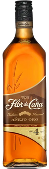 Flor de Cana 4 Year Old Anejo Oro Rum 750 ML