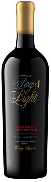 Fog & Light Paso Robles Cabernet Sauvignon 750 ML premium California red wine bottle