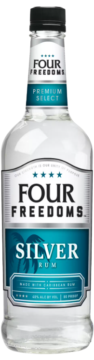 Four Freedoms Silver Rum 750 ML
