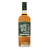 Four Walls Irish American Whiskey 750ml bottle with green label and golden amber liquid inside