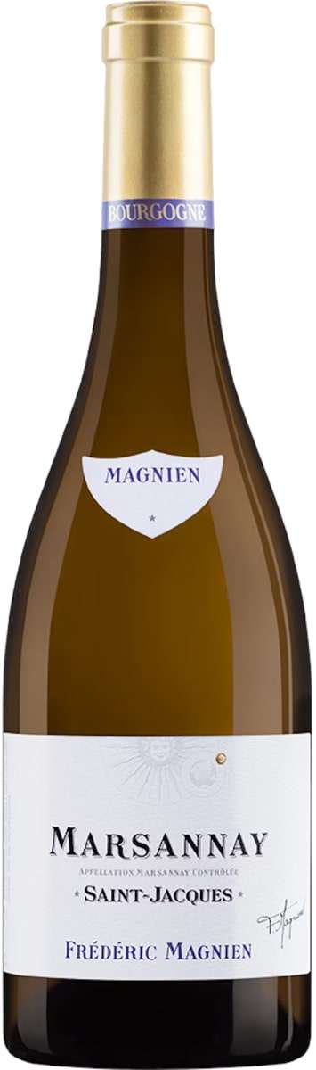 Frederic Magnien Marsannay Saint Jacques 2019 wine bottle with elegant label