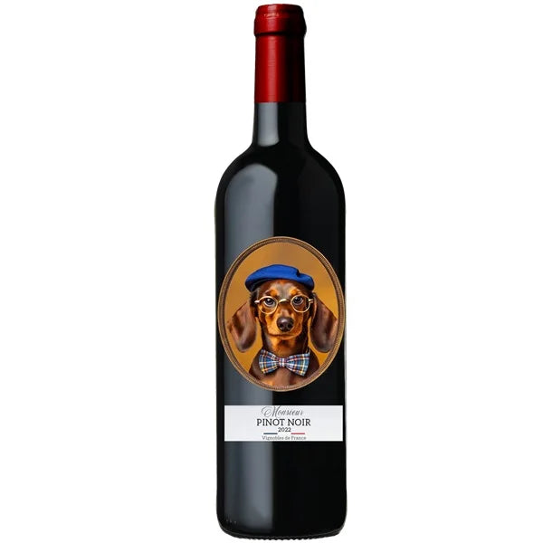 French Portraits Pays d'Oc Pinot Noir Monsieur 2022 750 ML