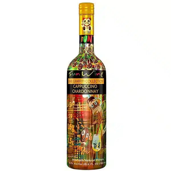 Fun Wine Cafe Graffiti Collection Cappuccino Chardonnay 750 ML