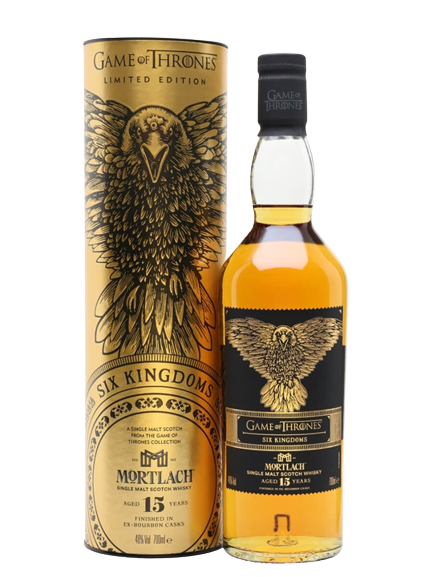 Game Of Thrones Six Kingdoms Mortlach 15 Years Old Single Malt Scotch Whisky 750 ML