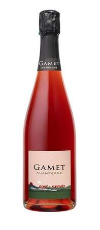 Bottle of Gamet Champagne Rose 750 ML sparkling rosé with vibrant red berry aromas and fine bubbles