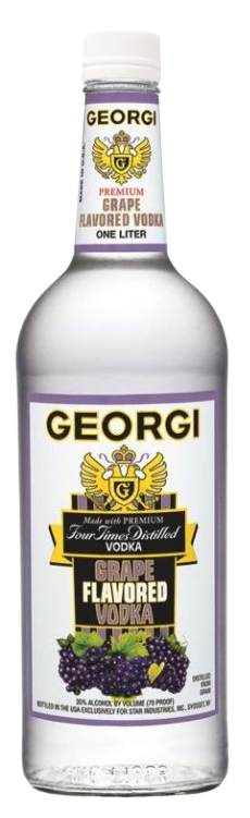 Georgi Grape Flavored Vodka 1 L