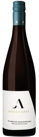 Goldatzel Riesling Hasensprung Trocken Johannisberger Goldatzel 2020 bottle with citrus and floral notes