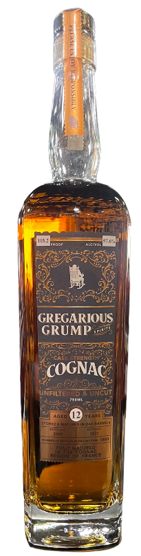 Gregarious Grump Cognac 12 Year Petite Champagne 750 ML
