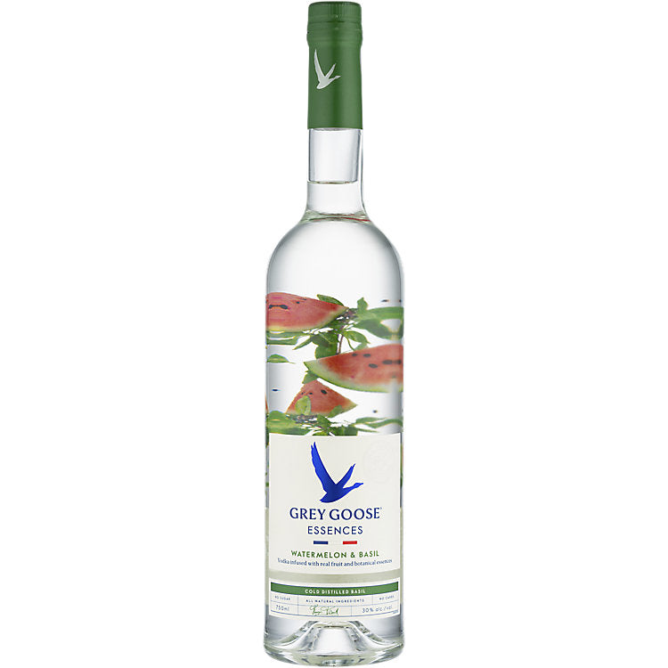 Grey Goose Watermelon & Basil Flavored Vodka Essences 60 750 ML
