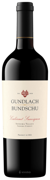 Gundlach Bundschu Cabernet Sauvignon Sonoma Valley 750 ML