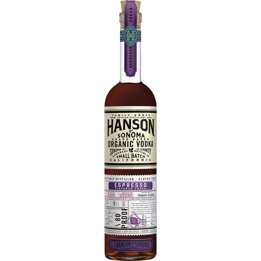 Hanson of Sonoma Espresso Vodka 750 ML