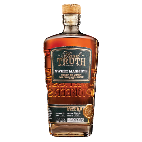 Hard Truth Straight Rye Whiskey Limited Edition Sweet Mash 4 Yr 114.8 750 ML