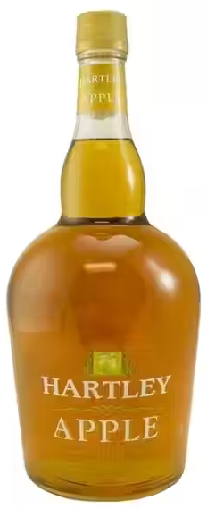 Hartley Brandy Apple Vsop 750 ML bottle showcasing apple flavors.