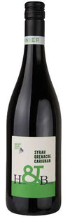 Hecht & Bannier Languedoc Red 2019 wine bottle with Syrah, Grenache, Carignan blend and green label