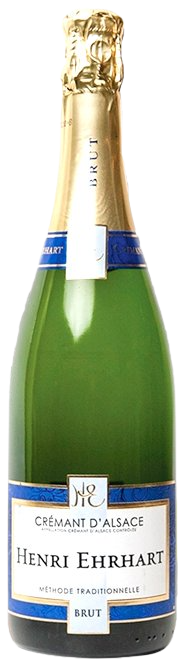 Bottle of Henri Ehrhart Cremant DAlsace Brut 750 ML – French sparkling wine