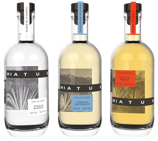 Hiatus Tequila 100% de Agave 750 ML Combo (3 Bottles)