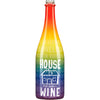 House Wine Rose Bubbles American Rainbow Packaging 750 ML