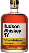 Hudson Whiskey Bright Lights Big Bourbon 750ml bottle with amber bourbon inside and white label