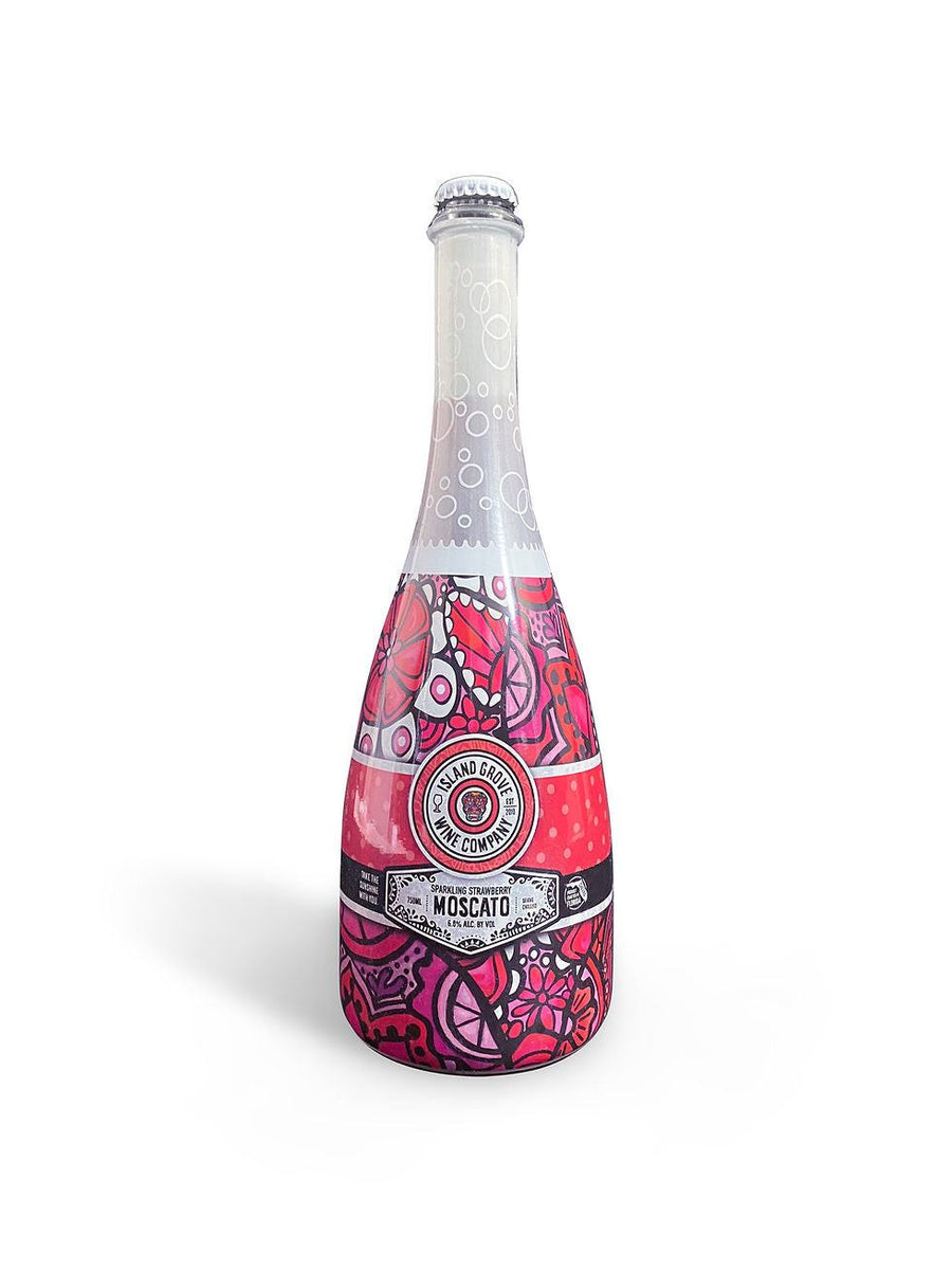 Island Grove Wine Company Sparkling Strawberry Moscato 750 ML