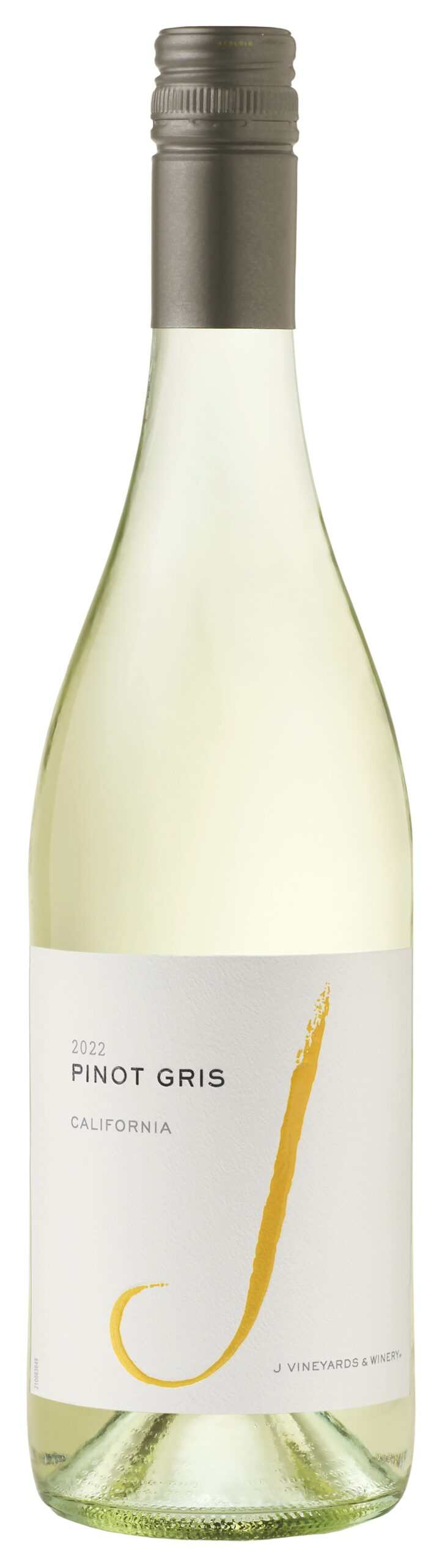J Vineyards Pinot Gris California 750 ML white wine bottle clean product image