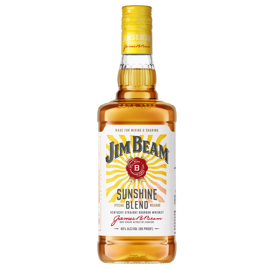 Jim Beam Sunshine Blend Kentucky Straight Bourbon Whiskey 750 ML