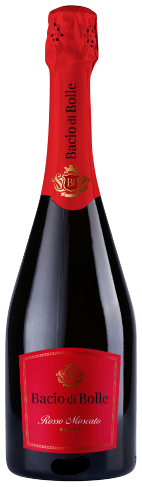 Bacio di Bolle Rosso Moscato Roșu Dulce 750 ML