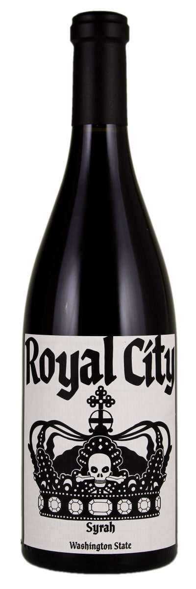 K Vintners Royal City Syrah Stoneridge Vineyard 2016 bottle, showcasing bold Washington wine.