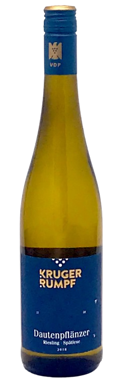 Kruger Rumpf Riesling Im Pitterberg Spatlese Goldkapsel Munsterer Pittersberg 2018 750 ML