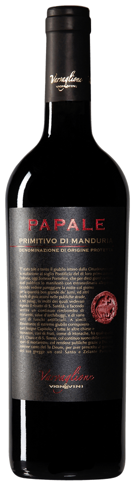 Varvaglione Papale Primitivo di Manduria 2017 750 ML