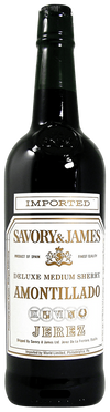 Savory & James Amontillado Deluxe Medium Sherry Jerez 750 ML