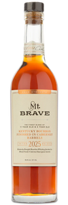 Mt. Brave Blended Bourbon Cask Strength Finished In Cabernet Barrels 2025 118.6 750 ML