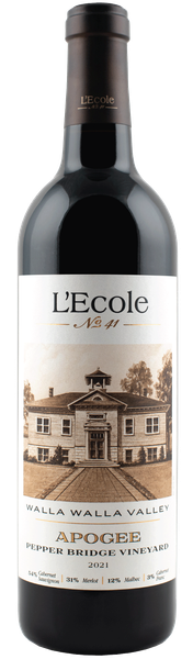 L'Ecole No. 41 Apogee Pepper Bridge Vineyard Walla Walla Valley 2021 1.5 L