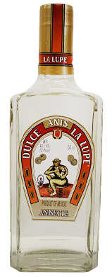 La Lupe alcohol 99 proof Spirit 750ml bottle with anise flavor and gold cap