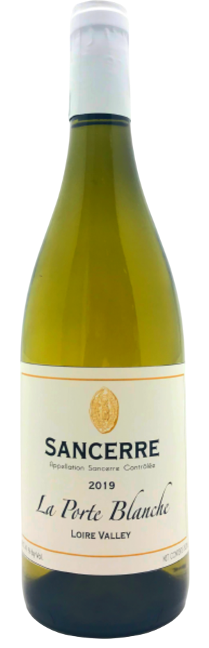 La Porte Blanche Sancerre 750 ML French white wine bottle with label.