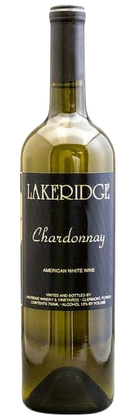 Lakeridge Winery & Vineyards Chardonnay 750ml bottle medium-bodied white wine from Florida